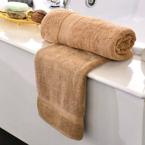 6-Pack Luxurious 100% Cotton Bath Towels - Lightweight & Absorbent 27"x54" - Picture 2 of 7